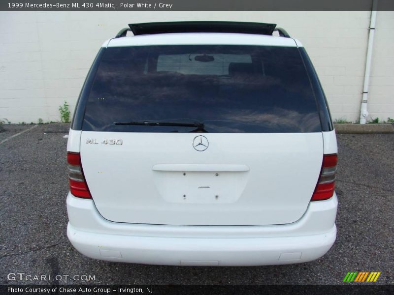 Polar White / Grey 1999 Mercedes-Benz ML 430 4Matic