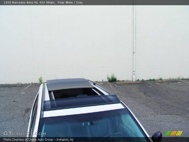 Polar White / Grey 1999 Mercedes-Benz ML 430 4Matic