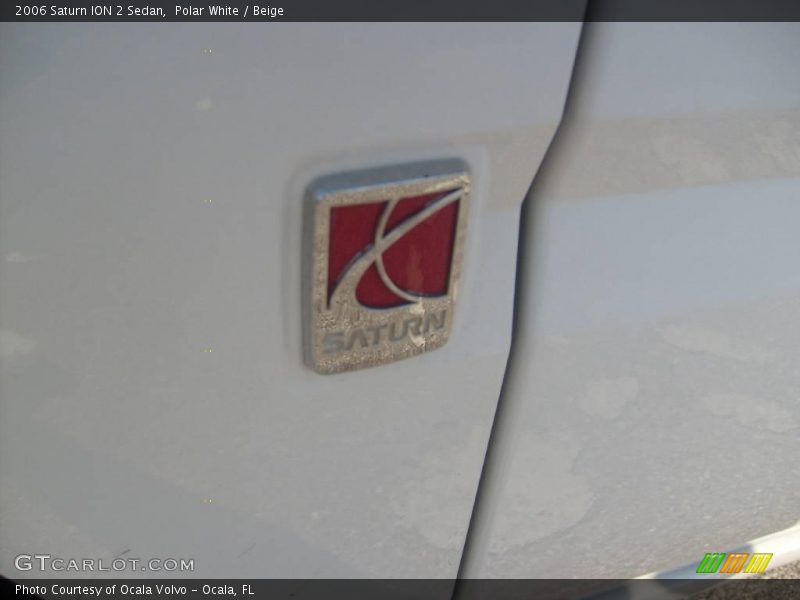Polar White / Beige 2006 Saturn ION 2 Sedan