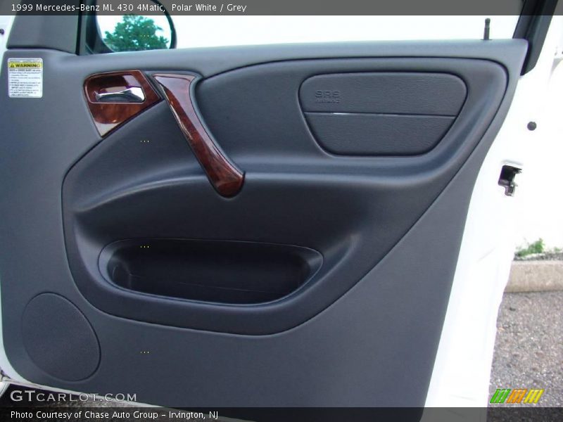 Polar White / Grey 1999 Mercedes-Benz ML 430 4Matic