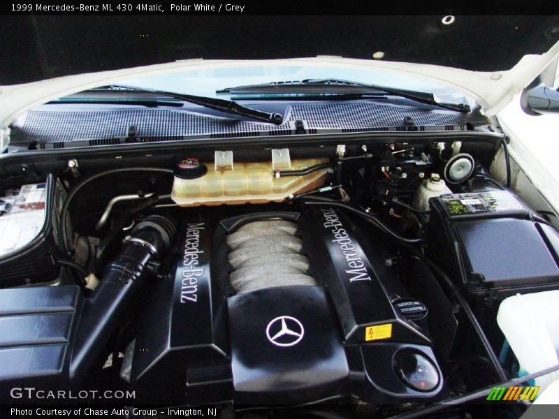 Polar White / Grey 1999 Mercedes-Benz ML 430 4Matic