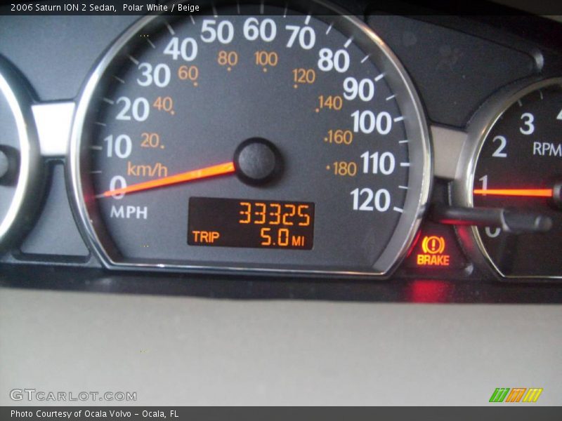 Polar White / Beige 2006 Saturn ION 2 Sedan