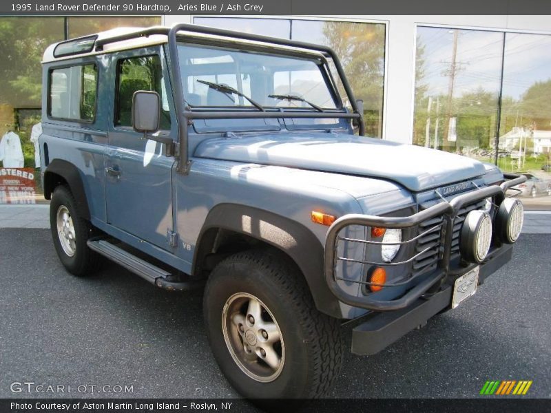 Aries Blue / Ash Grey 1995 Land Rover Defender 90 Hardtop