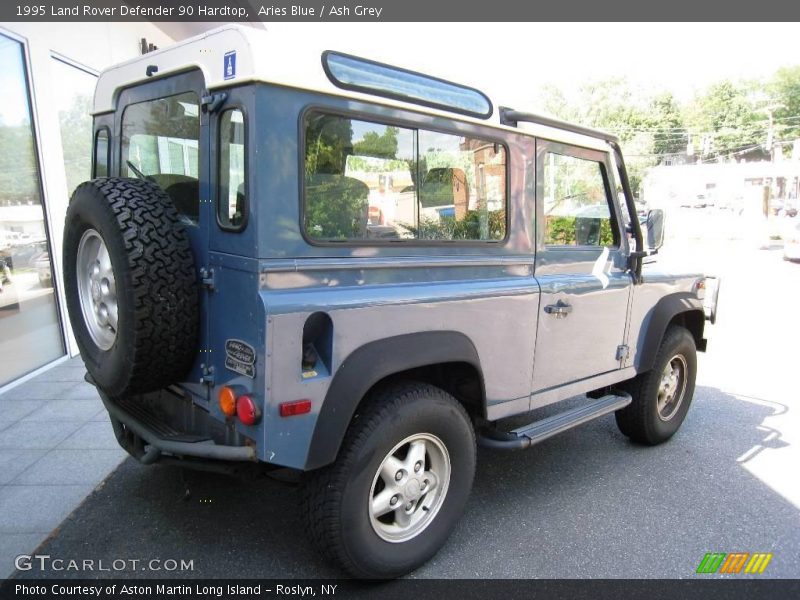 Aries Blue / Ash Grey 1995 Land Rover Defender 90 Hardtop