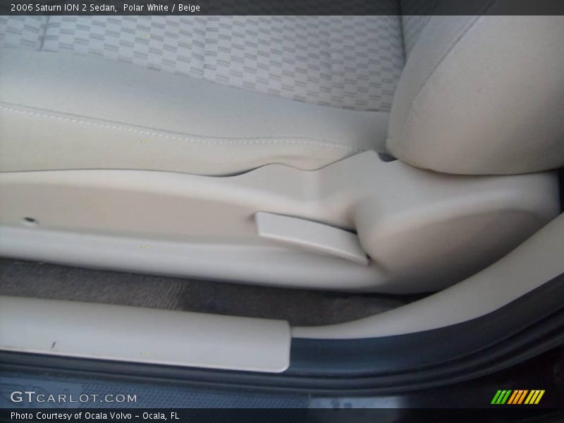 Polar White / Beige 2006 Saturn ION 2 Sedan