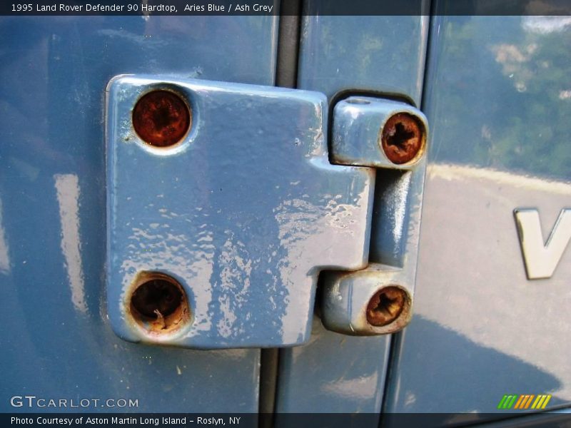 Aries Blue / Ash Grey 1995 Land Rover Defender 90 Hardtop