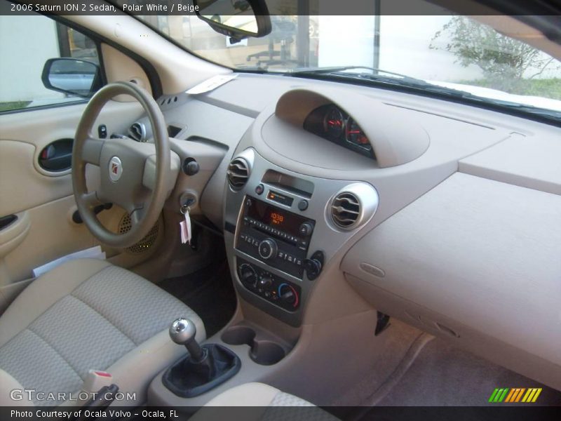Polar White / Beige 2006 Saturn ION 2 Sedan