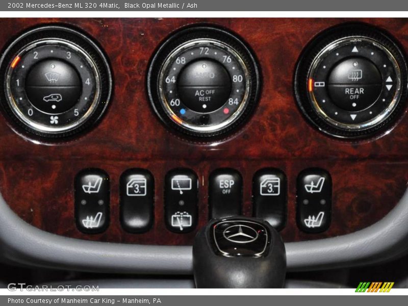 Controls of 2002 ML 320 4Matic