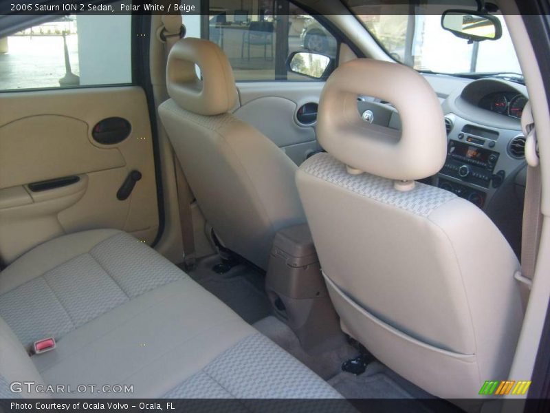 Polar White / Beige 2006 Saturn ION 2 Sedan