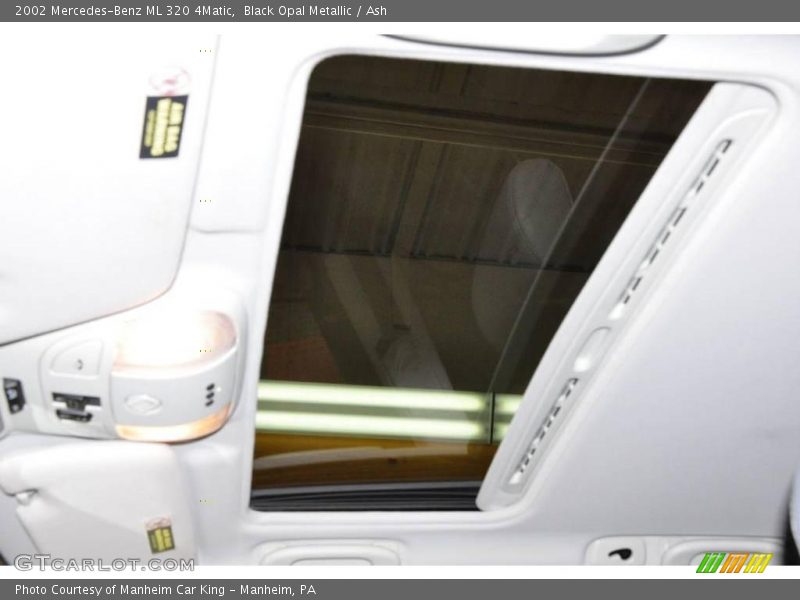 Black Opal Metallic / Ash 2002 Mercedes-Benz ML 320 4Matic