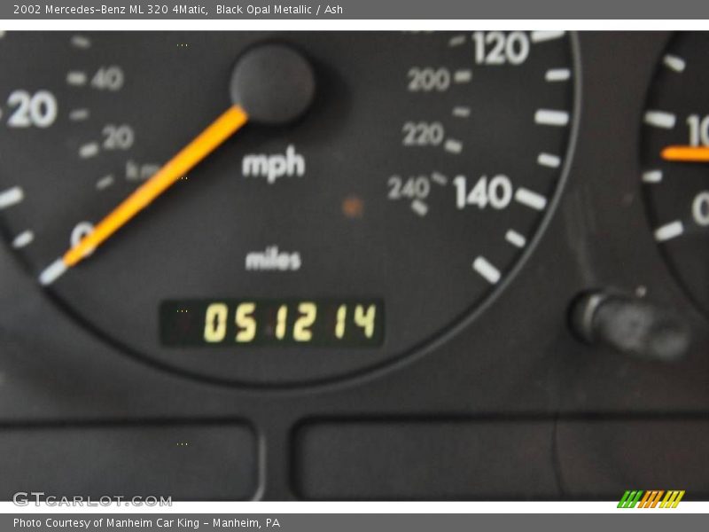 Black Opal Metallic / Ash 2002 Mercedes-Benz ML 320 4Matic