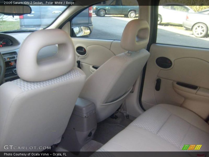 Polar White / Beige 2006 Saturn ION 2 Sedan