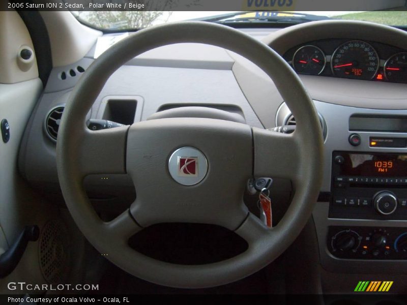 Polar White / Beige 2006 Saturn ION 2 Sedan