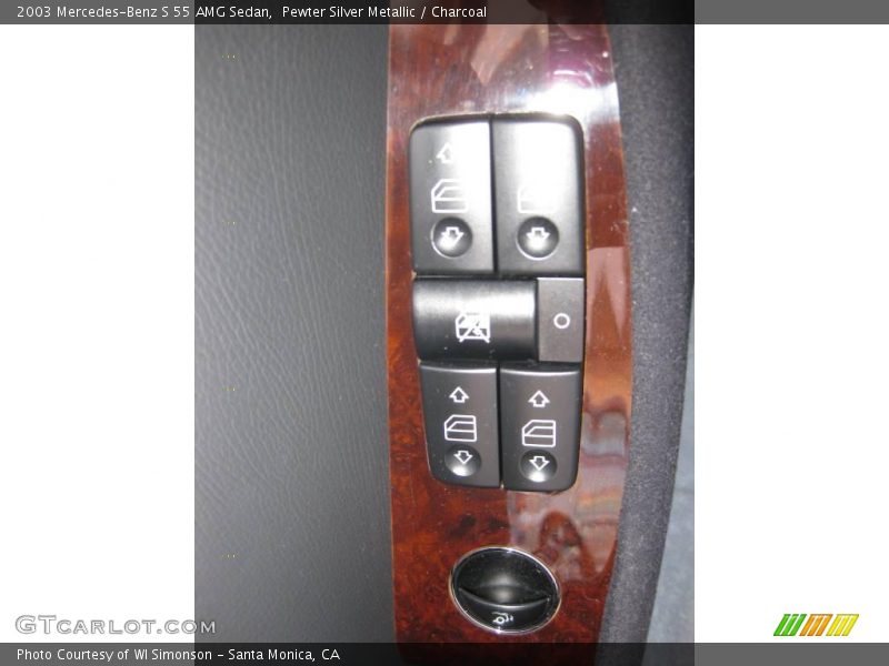 Pewter Silver Metallic / Charcoal 2003 Mercedes-Benz S 55 AMG Sedan
