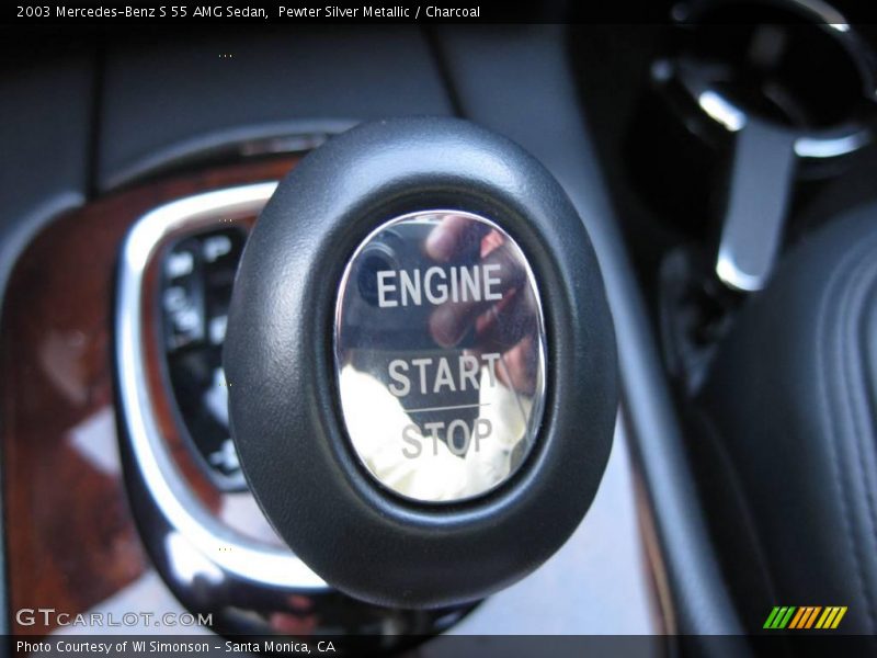 Pewter Silver Metallic / Charcoal 2003 Mercedes-Benz S 55 AMG Sedan