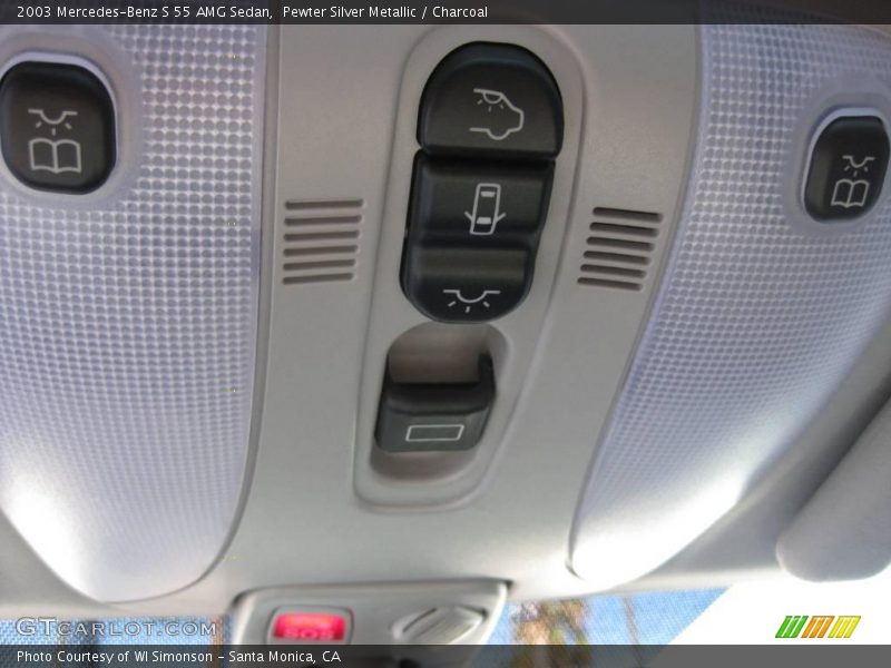 Pewter Silver Metallic / Charcoal 2003 Mercedes-Benz S 55 AMG Sedan