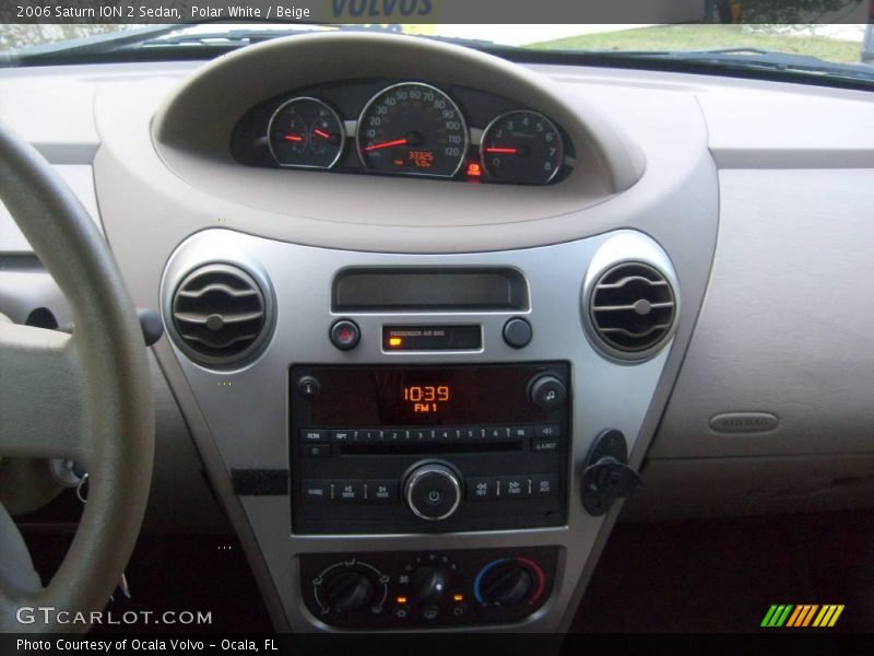 Polar White / Beige 2006 Saturn ION 2 Sedan