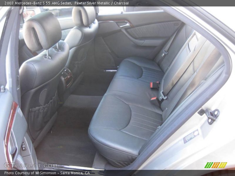 Pewter Silver Metallic / Charcoal 2003 Mercedes-Benz S 55 AMG Sedan