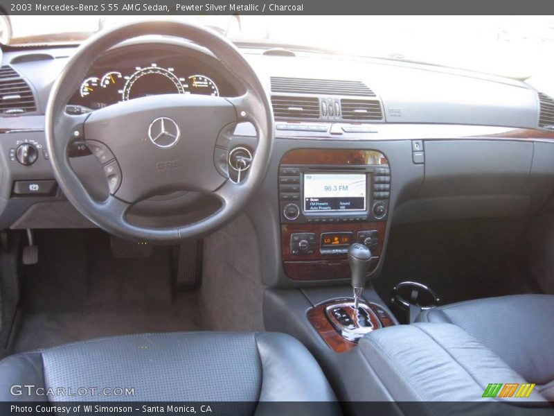 Pewter Silver Metallic / Charcoal 2003 Mercedes-Benz S 55 AMG Sedan