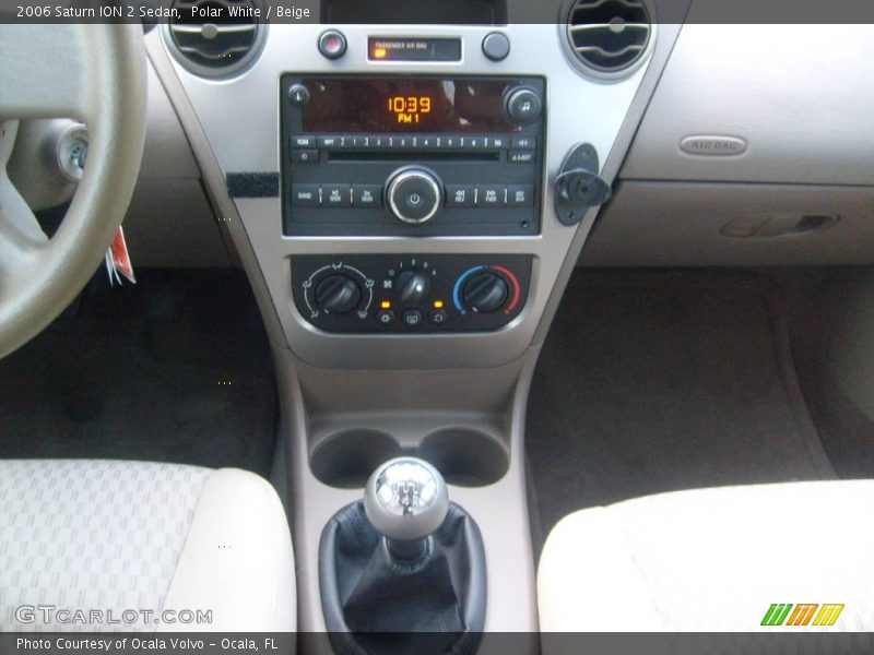 Polar White / Beige 2006 Saturn ION 2 Sedan