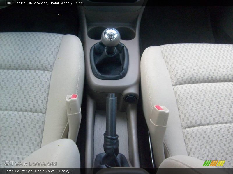 Polar White / Beige 2006 Saturn ION 2 Sedan