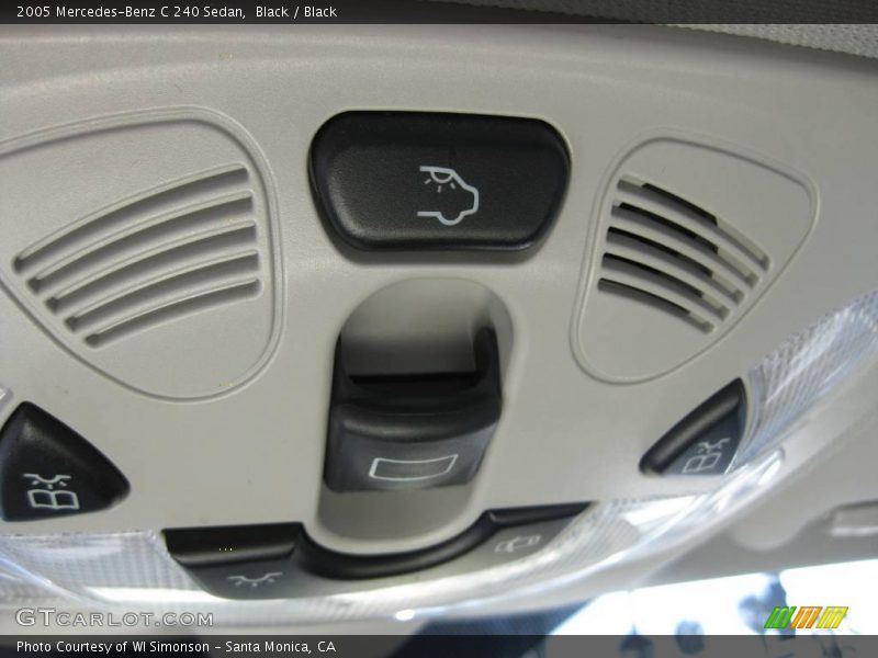 Black / Black 2005 Mercedes-Benz C 240 Sedan
