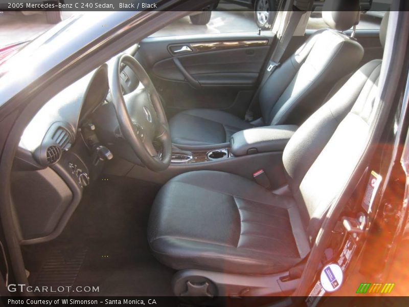 Black / Black 2005 Mercedes-Benz C 240 Sedan