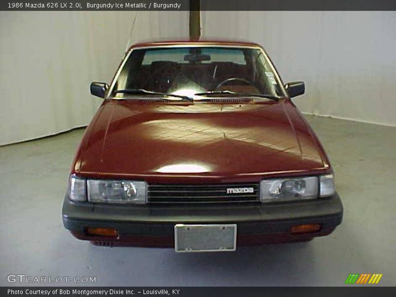 Burgundy Ice Metallic / Burgundy 1986 Mazda 626 LX 2.0i