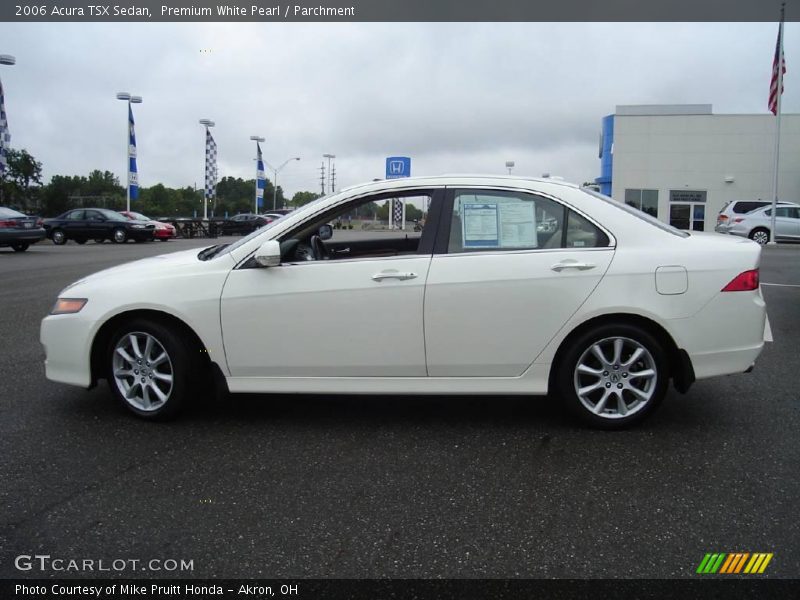Premium White Pearl / Parchment 2006 Acura TSX Sedan