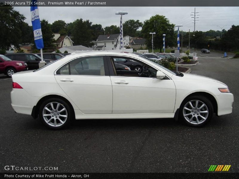 Premium White Pearl / Parchment 2006 Acura TSX Sedan