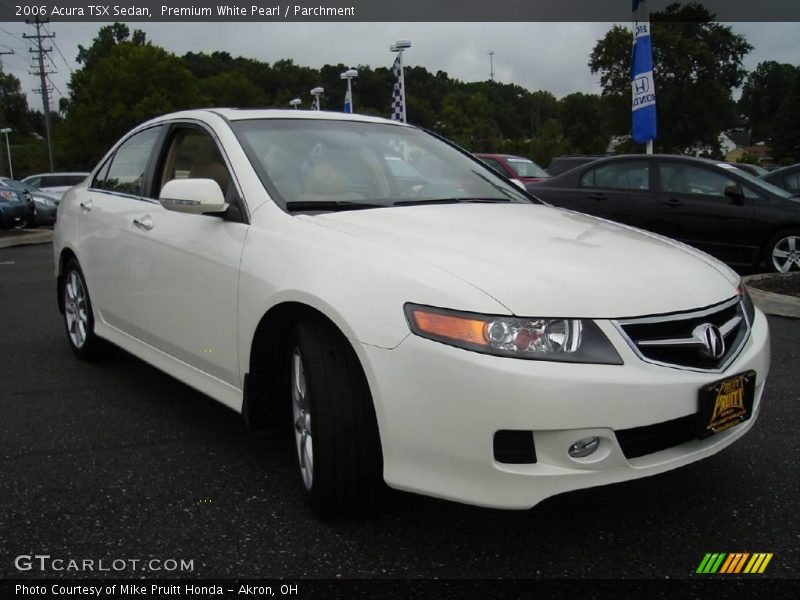 Premium White Pearl / Parchment 2006 Acura TSX Sedan