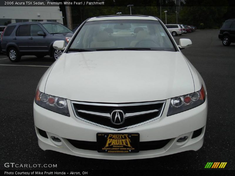 Premium White Pearl / Parchment 2006 Acura TSX Sedan
