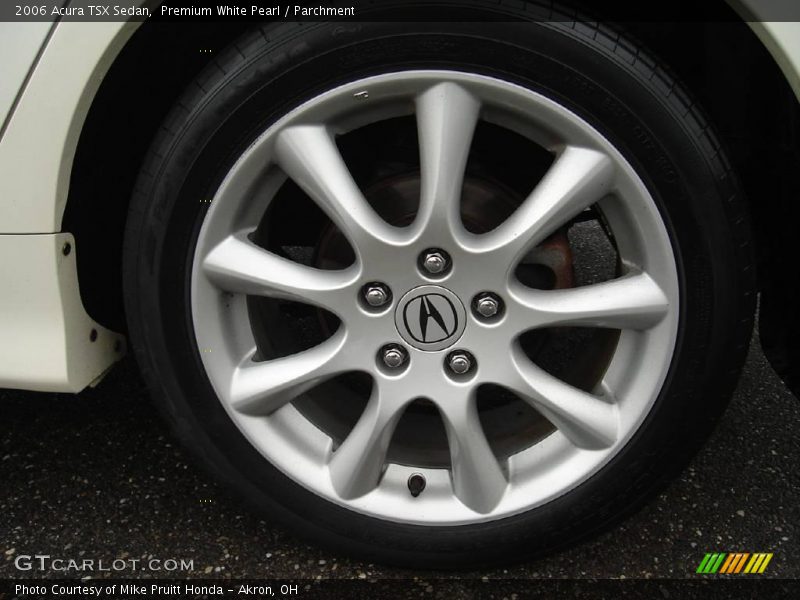 Premium White Pearl / Parchment 2006 Acura TSX Sedan