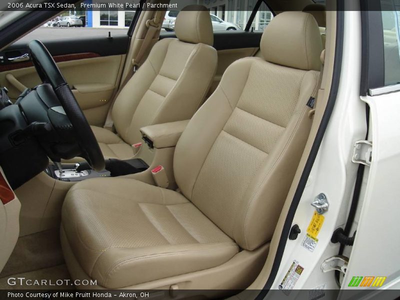 Premium White Pearl / Parchment 2006 Acura TSX Sedan