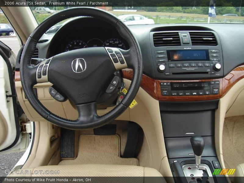 Premium White Pearl / Parchment 2006 Acura TSX Sedan