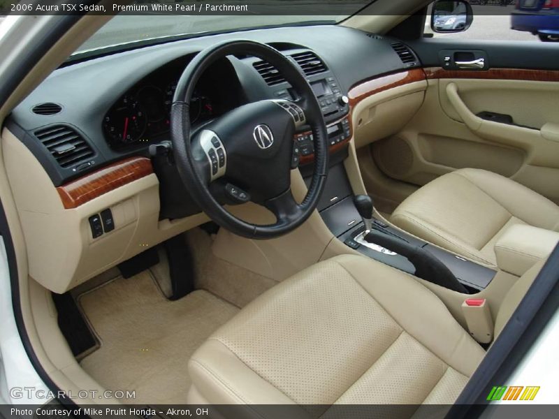 Premium White Pearl / Parchment 2006 Acura TSX Sedan