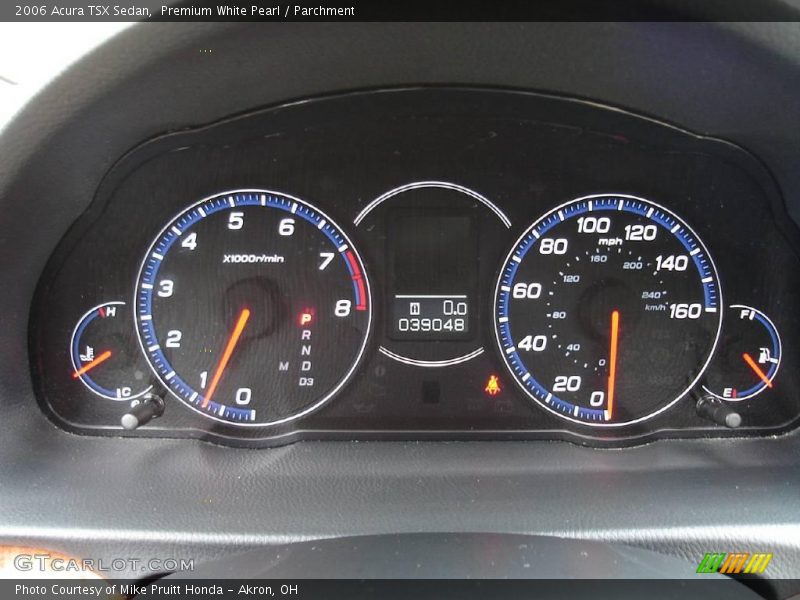 Premium White Pearl / Parchment 2006 Acura TSX Sedan