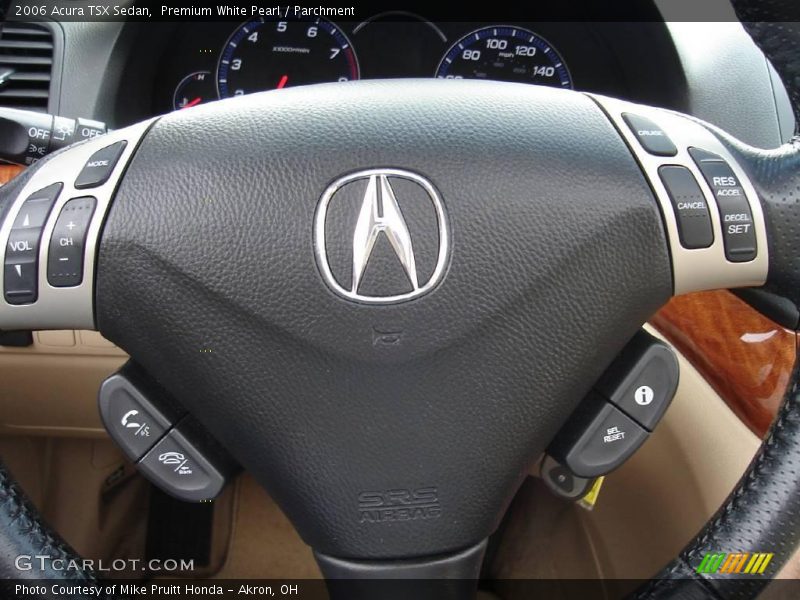 Premium White Pearl / Parchment 2006 Acura TSX Sedan