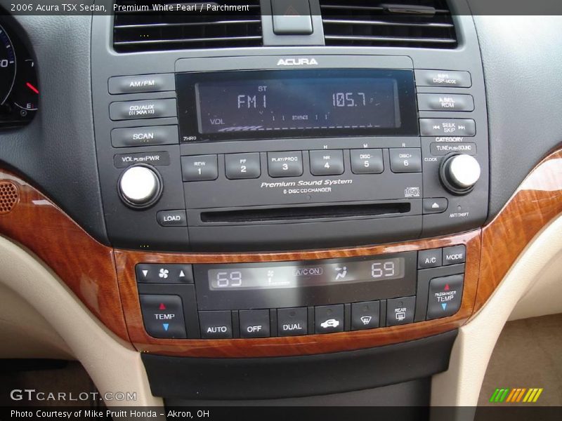 Premium White Pearl / Parchment 2006 Acura TSX Sedan