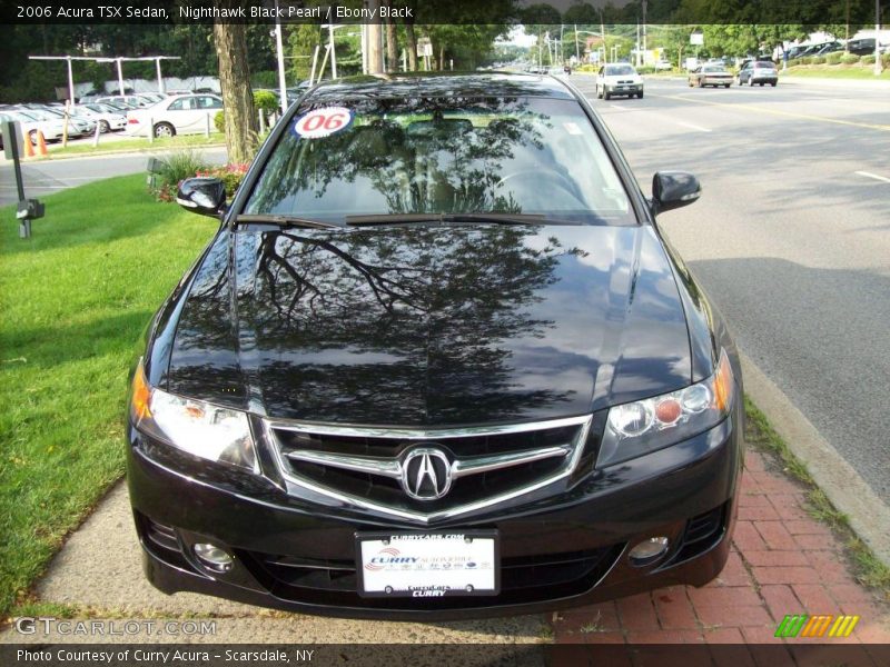 Nighthawk Black Pearl / Ebony Black 2006 Acura TSX Sedan