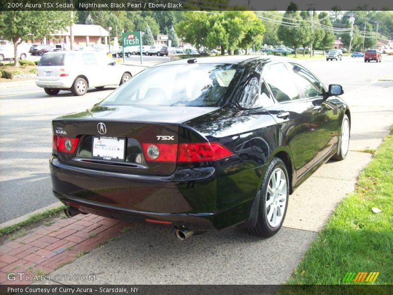 Nighthawk Black Pearl / Ebony Black 2006 Acura TSX Sedan