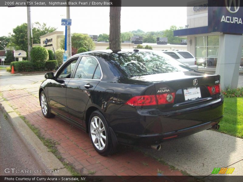 Nighthawk Black Pearl / Ebony Black 2006 Acura TSX Sedan