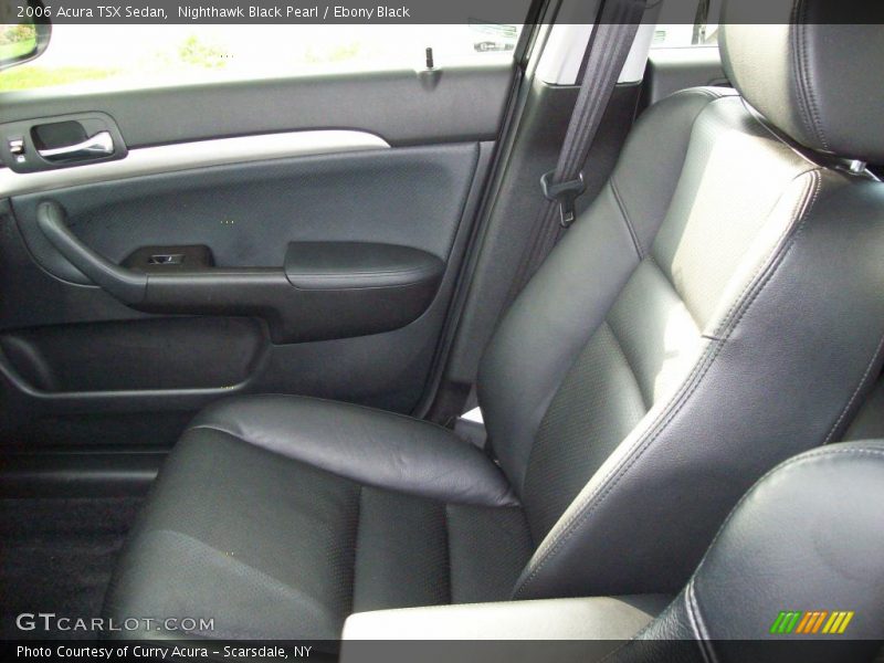 Nighthawk Black Pearl / Ebony Black 2006 Acura TSX Sedan