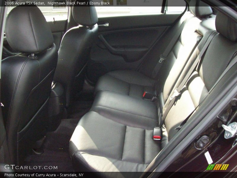 Nighthawk Black Pearl / Ebony Black 2006 Acura TSX Sedan