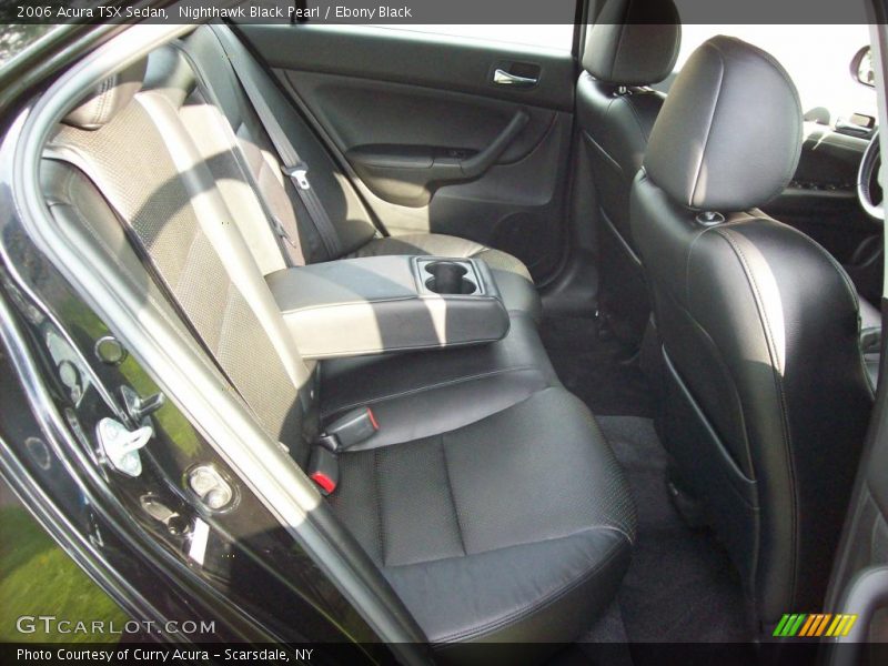 Nighthawk Black Pearl / Ebony Black 2006 Acura TSX Sedan