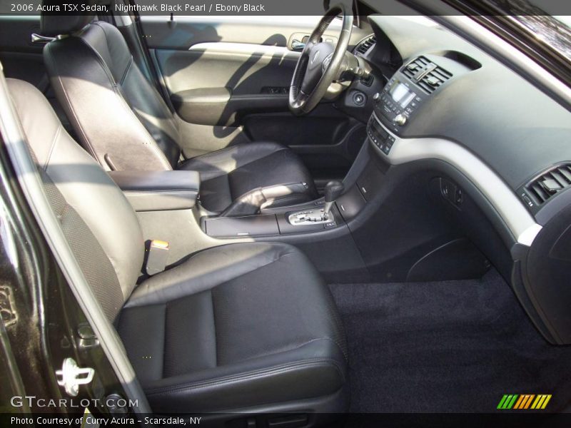 Nighthawk Black Pearl / Ebony Black 2006 Acura TSX Sedan