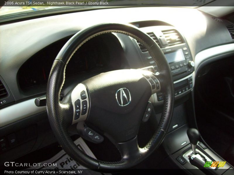 Nighthawk Black Pearl / Ebony Black 2006 Acura TSX Sedan