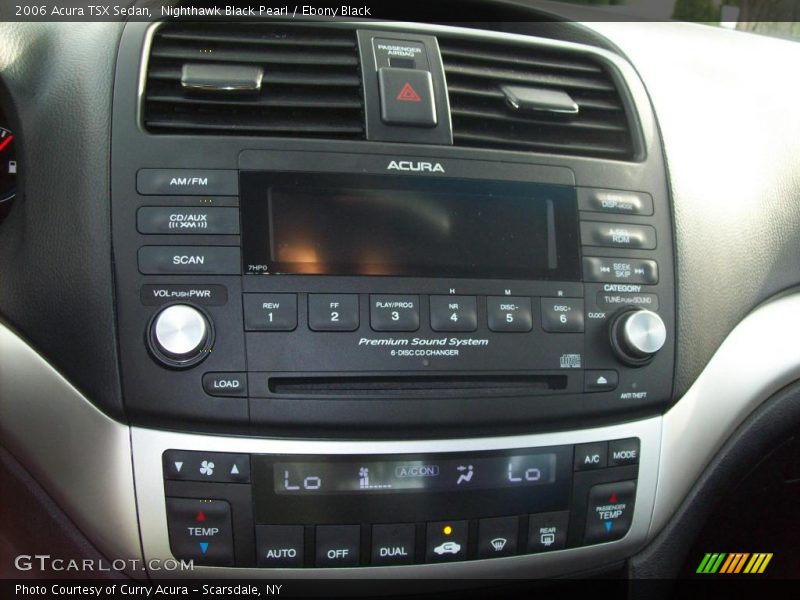 Nighthawk Black Pearl / Ebony Black 2006 Acura TSX Sedan