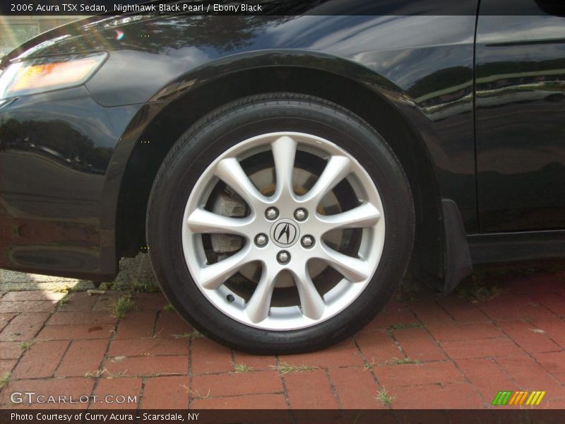 Nighthawk Black Pearl / Ebony Black 2006 Acura TSX Sedan