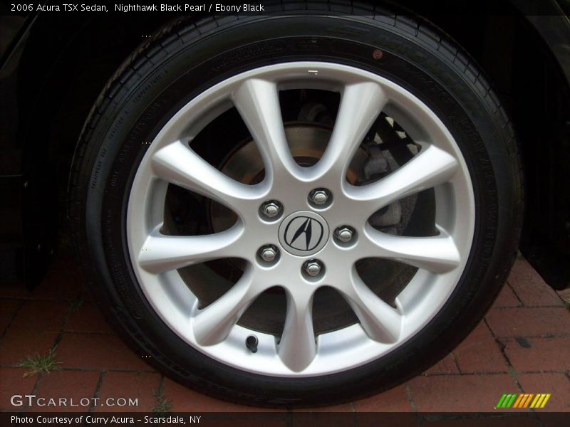 Nighthawk Black Pearl / Ebony Black 2006 Acura TSX Sedan